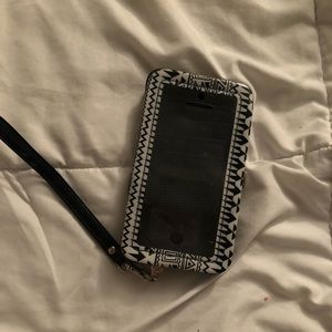 tribal print phone case/wallet